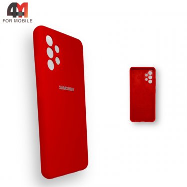 Чехол для Samsung A33 5G силикон, Silicone Case, красный