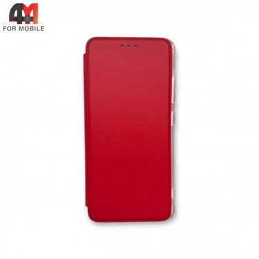 Чехол-книга для Samsung A32 4G с усиленными углами, красного цвета