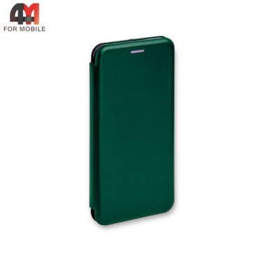 Чехол-книга для Samsung A42 зеленого цвета