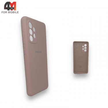 Чехол для Samsung A53 5G Silicone Case, пудрового цвета