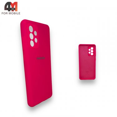 Чехол для Samsung A53 5G Silicone Case, ярко-розового цвета