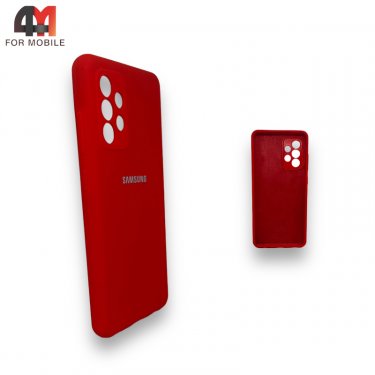Чехол для Samsung A53 5G Silicone Case, красного цвета