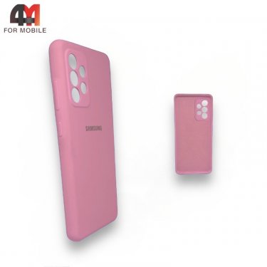 Чехол для Samsung A52/A52s Silicone Case, розового цвета