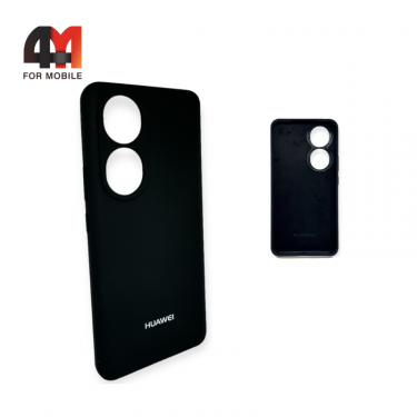 Чехол Huawei Honor 90 5G Silicone Case, черного цвета