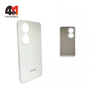 Чехол Huawei Honor 90 5G Silicone Case, белого цвета
