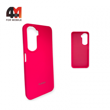 Чехол Huawei Honor 90 Lite 5G/X50i 5G Silicone Case, ярко-розового цвета