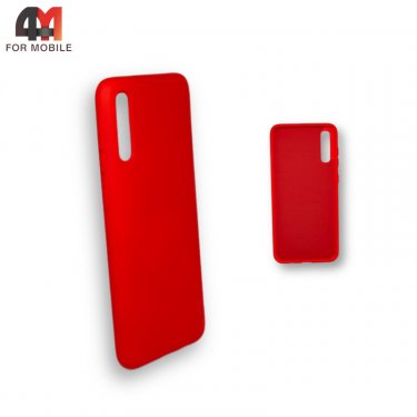 Чехол для Samsung A70/A70s силиконовый, Silicone Case, красного цвета