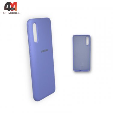 Чехол для Samsung A70/A70s силиконовый, Silicone Case, лавандового цвета
