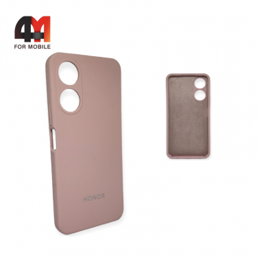 Чехол Huawei Honor X5 Plus/X6A 5G Silicone Case, пудрового цвета
