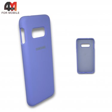 Чехол для Samsung S10e/S10 Lite силиконовый, Silicone Case, лавандового цвета