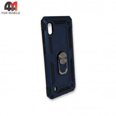 Чехол для Samsung A10/М10 силиконовый, противоударный, синего цвета, Case