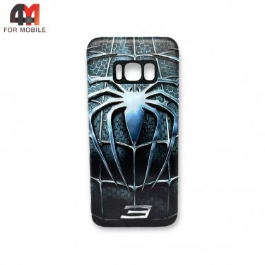 Чехол Samsung S8 Plus силиконовый, противоударный с рисунком, паук