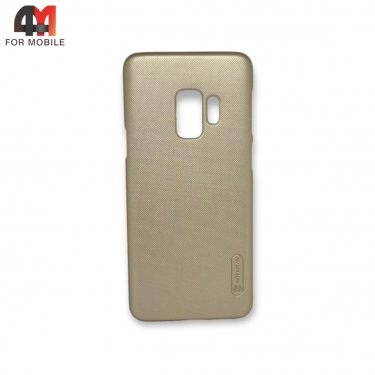 Чехол Samsung S9 Plus пластиковый, золотого цвета, Nillkin