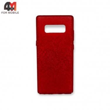 Чехол для Samsung Note 8/N950 пластиковый, мозаика, красного цвета