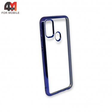 Чехол Samsung M21/M30S силиконовый с синим ободком