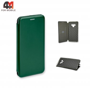 Чехол-книга для Samsung Note 9 зеленого цвета