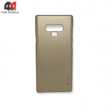 Чехол для Samsung Note 9 пластиковый, золотого цвета, Nillkin