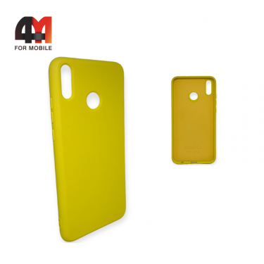 Чехол Huawei Honor 8X Silicone Case, желтого цвета