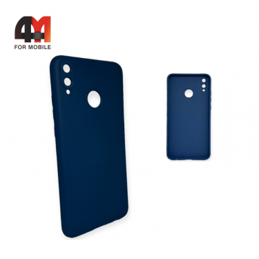 Чехол Huawei Honor 8X Silicone Case, темно-синего цвета