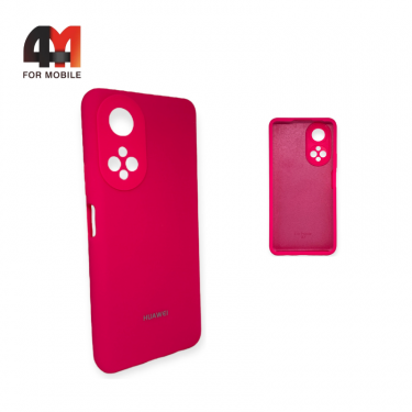 Чехол Huawei Honor X7 Silicone Case, ярко-розового цвета