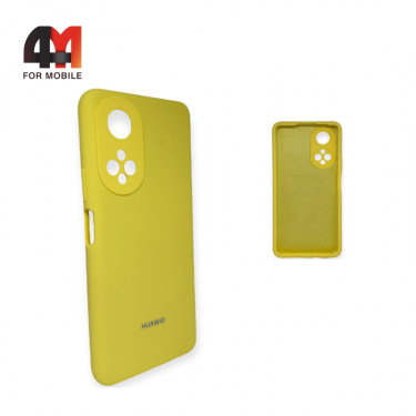 Чехол Huawei Honor X7 Silicone Case, желтого цвета