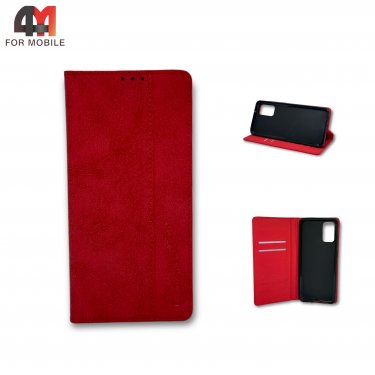 Чехол книга Samsung S20 Ultra/S11 Plus красного цвета, Rich Boss