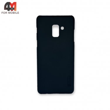 Чехол для Samsung A8 Plus 2018/A730 пластиковый, черного цвета, Nillkin