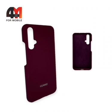Чехол Huawei Honor 20/Nova 5T Silicone Case, цвет марсала