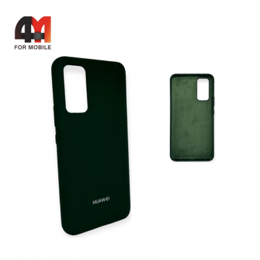 Чехол Huawei Honor 30/Honor 30 Pro/Honor 30 Pro Plus Silicone Case, темно-зеленого цвета
