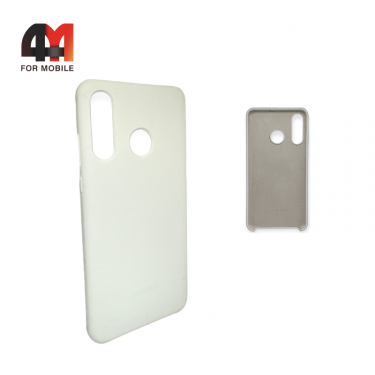 Чехол Huawei P30 Lite/Nova 4E/Honor 20S Silicone Case, белого цвета