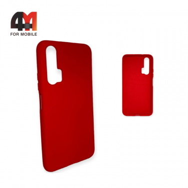 Чехол Huawei Honor 20 Pro Silicone Case, красного цвета
