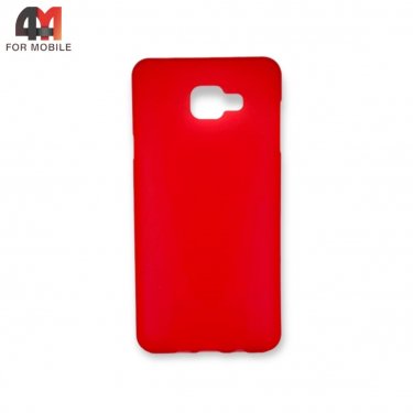 Чехол для Samsung A7 2015/A700 силиконовый, матовый, красного цвета