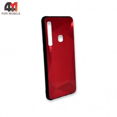 Чехол для Samsung A9 2018/A920/A9s/A9 Star Pro силиконовый, зеркальный, красного цвета