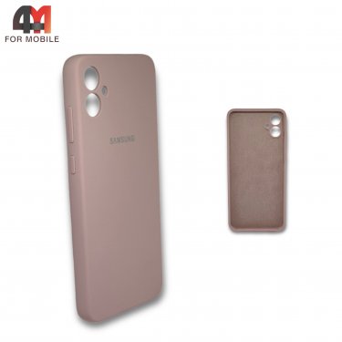 Чехол для Samsung A05 силиконовый, Silicone Case, пудрового цвета