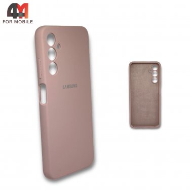 Чехол для Samsung A05s силиконовый, Silicone Case, пудрового цвета