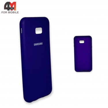 Чехол для Samsung J4 Plus/J415/J4 Prime силиконовый, Silicone Case, фиолетового цвета