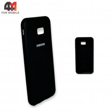 Чехол для Samsung J4 Plus/J415/J4 Prime силиконовый, Silicone Case, черного цвета