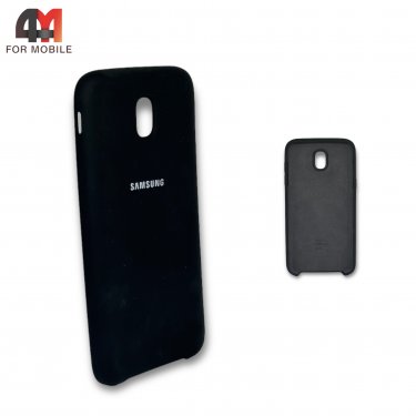 Чехол для Samsung J5 2017/J5 Pro/J530 силиконовый, Silicone Case, черного цвета