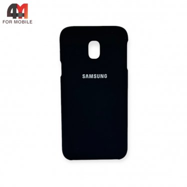 Чехол для Samsung J3 2017/J330 пластиковый, Back Cover, черного цвета
