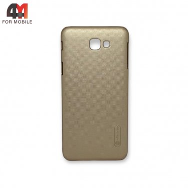 Чехол для Samsung J5 Prime/G570 пластиковый, золотого цвета, Nillkin