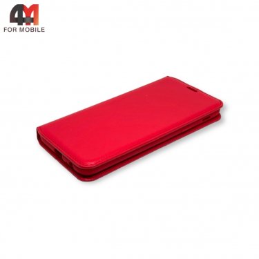 Чехол-книга для Samsung J6 2018/J600 красного цвета, New Case