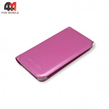 Чехол-книга для Samsung J1 Mini/J105 розового цвета