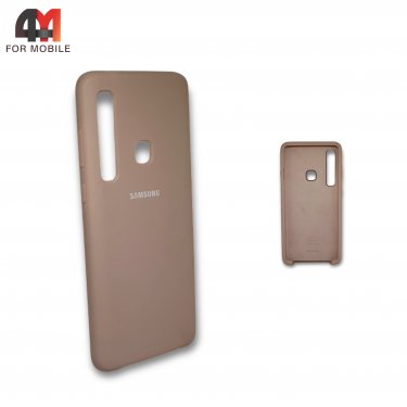 Чехол для Samsung A9 2018/A920/A9s/A9 Star Pro силиконовый, Silicone Case, пудрового цвета