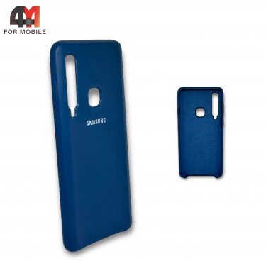Чехол для Samsung A9 2018/A920/A9s/A9 Star Pro силиконовый, Silicone Case, синего цвета