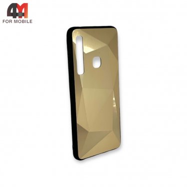 Чехол для Samsung A9 2018/A920/A9s/A9 Star Pro силиконовый, зеркальный, золотого цвета