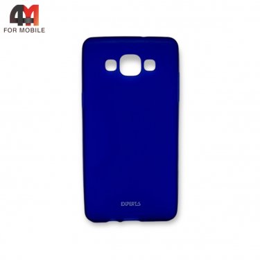 Чехол для Samsung A5 2015/A500 силиконовый, матовый, синего цвета