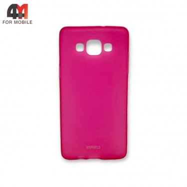 Чехол для Samsung A5 2015/A500 силиконовый, матовый, розового цвета