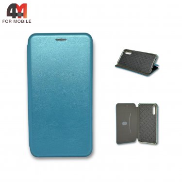 Чехол-книга для Samsung A70/A70s голубого цвета