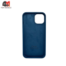 Чехол для Iphone 13 Silicone Case, 74 стальной синий