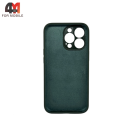 Чехол Iphone 16 Pro Max Silicone Case Squared, 64 темно-еловый
